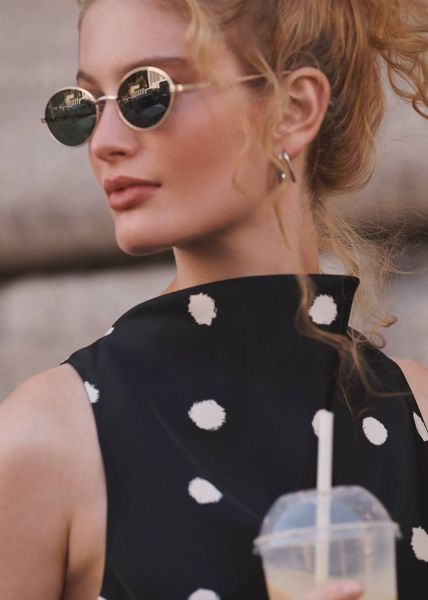 Принт в горошек